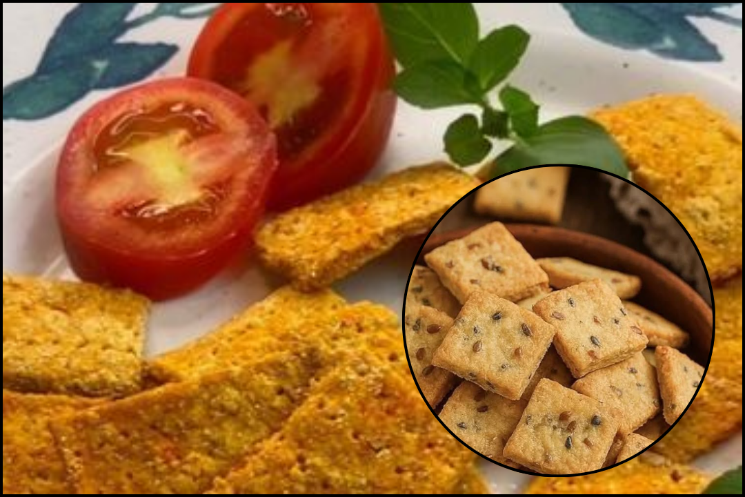 Misture aveia com tomate e prepare um biscoito salgado tão crocante que desaparece da mesa em minutos